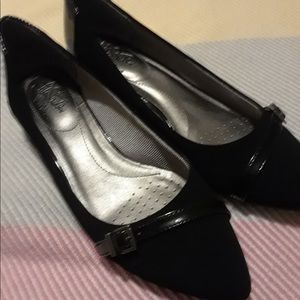 Black Low Wedge Shoes